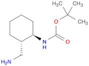 Carbamic acid, N-[(1R,2S)-2-(aminomethyl)cyclohexyl]-, 1,1-dimethylethyl ester, rel-
