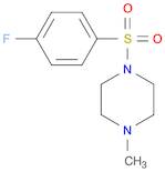 Piperazine, 1-[(4-fluorophenyl)sulfonyl]-4-methyl-