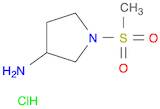 3-Pyrrolidinamine, 1-(methylsulfonyl)-, hydrochloride (1:1)