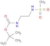 Carbamic acid, N-[2-[(methylsulfonyl)amino]ethyl]-, 1,1-dimethylethyl ester