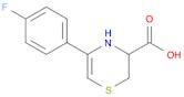 2H-1,4-Thiazine-3-carboxylic acid, 5-(4-fluorophenyl)-3,4-dihydro-