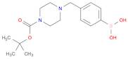 1-Piperazinecarboxylic acid, 4-[(4-boronophenyl)methyl]-, 1-(1,1-dimethylethyl) ester