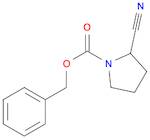 1-Pyrrolidinecarboxylic acid, 2-cyano-, phenylmethyl ester