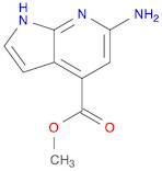 1H-Pyrrolo[2,3-b]pyridine-4-carboxylic acid, 6-amino-, methyl ester