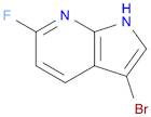 1H-Pyrrolo[2,3-b]pyridine, 3-bromo-6-fluoro-