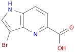 1H-Pyrrolo[3,2-b]pyridine-5-carboxylic acid, 3-bromo-