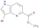 1H-Pyrrolo[3,2-b]pyridine-5-carboxylic acid, 3-bromo-, methyl ester