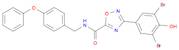 1,2,4-Oxadiazole-5-carboxamide, 3-(3,5-dibromo-4-hydroxyphenyl)-N-[(4-phenoxyphenyl)methyl]-
