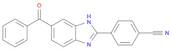 Benzonitrile, 4-(6-benzoyl-1H-benzimidazol-2-yl)-