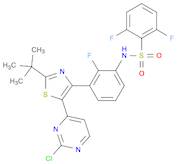 Benzenesulfonamide, N-[3-[5-(2-chloro-4-pyrimidinyl)-2-(1,1-dimethylethyl)-4-thiazolyl]-2-fluoro...