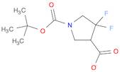1,3-Pyrrolidinedicarboxylic acid, 4,4-difluoro-, 1-(1,1-dimethylethyl) ester