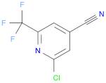 4-Pyridinecarbonitrile, 2-chloro-6-(trifluoromethyl)-