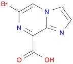 Imidazo[1,2-a]pyrazine-8-carboxylic acid, 6-bromo-