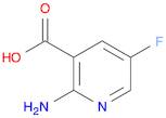 3-Pyridinecarboxylic acid, 2-amino-5-fluoro-
