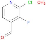 4-Pyridinecarboxaldehyde, 2-chloro-3-fluoro-, hydrate (1:1)