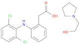 Benzeneacetic acid, 2-[(2,6-dichlorophenyl)amino]-, compd. with 1-pyrrolidineethanol (1:1)