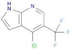 1H-Pyrrolo[2,3-b]pyridine, 4-chloro-5-(trifluoromethyl)-