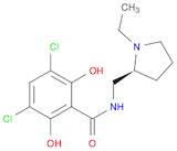 Benzamide, 3,5-dichloro-N-[[(2S)-1-ethyl-2-pyrrolidinyl]methyl]-2,6-dihydroxy-