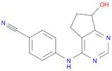 Benzonitrile, 4-[(6,7-dihydro-7-hydroxy-5H-cyclopentapyrimidin-4-yl)amino]-