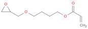 2-Propenoic acid, 4-(2-oxiranylmethoxy)butyl ester