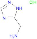 1H-1,2,4-Triazole-5-methanamine, hydrochloride (1:1)