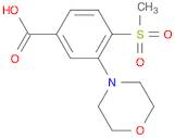 Benzoic acid, 4-(methylsulfonyl)-3-(4-morpholinyl)-