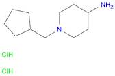 4-Piperidinamine, 1-(cyclopentylmethyl)-, hydrochloride (1:2)
