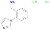Benzenemethanamine, 2-(1H-imidazol-1-yl)-, hydrochloride (1:2)