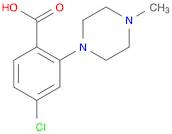 Benzoic acid, 4-chloro-2-(4-methyl-1-piperazinyl)-