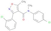4-IsoxazolecarboxaMide, 3-(2-chlorophenyl)-N-(4-chlorophenyl)-N,5-diMethyl-