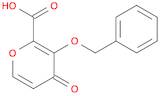 4H-Pyran-2-carboxylic acid, 4-oxo-3-(phenylmethoxy)-