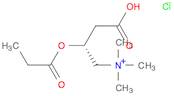 1-Propanaminium, 3-carboxy-N,N,N-trimethyl-2-(1-oxopropoxy)-, chloride (1:1), (2R)-
