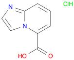 Imidazo[1,2-a]pyridine-5-carboxylic acid, hydrochloride (1:1)