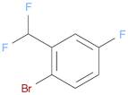 Benzene, 1-bromo-2-(difluoromethyl)-4-fluoro-