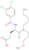 Pentanoic acid, 4-[(3,4-dichlorobenzoyl)amino]-5-[(3-methoxypropyl)pentylamino]-5-oxo-, (4R)-