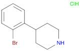 Piperidine, 4-(2-bromophenyl)-, hydrochloride (1:1)