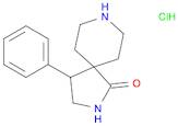 2,8-Diazaspiro[4.5]decan-1-one, 4-phenyl-, hydrochloride (1:1)