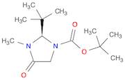 1-Imidazolidinecarboxylic acid, 2-(1,1-dimethylethyl)-3-methyl-4-oxo-, 1,1-dimethylethyl ester, (2R)-