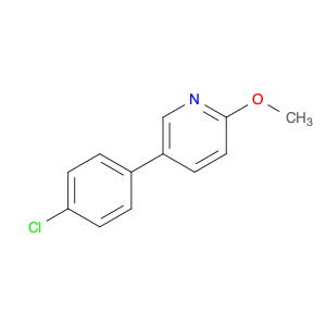 Pyridine, 5-(4-chlorophenyl)-2-methoxy-