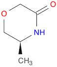 3-Morpholinone, 5-methyl-, (5S)-
