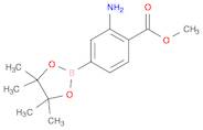 Benzoic acid, 2-amino-4-(4,4,5,5-tetramethyl-1,3,2-dioxaborolan-2-yl)-, methyl ester