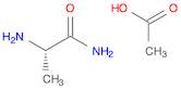 Propanamide, 2-amino-, (2S)-, acetate (1:1)