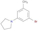 Pyrrolidine, 1-(3-bromo-5-methylphenyl)-