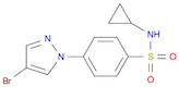 Benzenesulfonamide, 4-(4-bromo-1H-pyrazol-1-yl)-N-cyclopropyl-