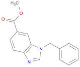 1H-Benzimidazole-6-carboxylic acid, 1-(phenylmethyl)-, methyl ester
