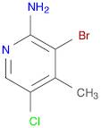 2-Pyridinamine, 3-bromo-5-chloro-4-methyl-