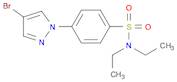 Benzenesulfonamide, 4-(4-bromo-1H-pyrazol-1-yl)-N,N-diethyl-