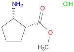 Cyclopentanecarboxylic acid, 2-amino-, methyl ester, hydrochloride (1:1), (1R,2S)-rel-