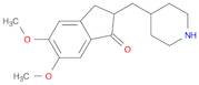1H-Inden-1-one, 2,3-dihydro-5,6-dimethoxy-2-(4-piperidinylmethyl)-