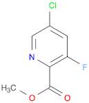 2-Pyridinecarboxylic acid, 5-chloro-3-fluoro-, methyl ester